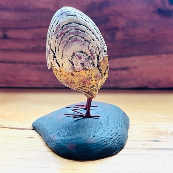 VTG American Chestnut Folk Art ”SONNY" Baby Chicken Hatching Egg EASTER Darling - Picture 5 of 11